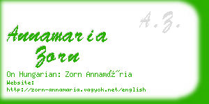 annamaria zorn business card